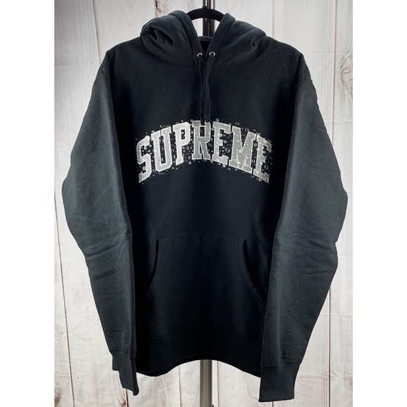 supreme water arc hooded sweatshirt
